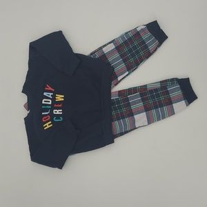 Joyspun "Holiday Crew" Fleece Pajama Set Size 5t